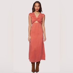 Desert Marigold Maxi Dress - Lost + Wander - cutout midi wedding guest dress